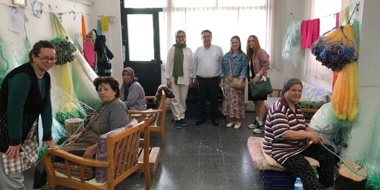 Söke’de Balık Ağı Örme Kursları Yoğun Talep Görüyor
