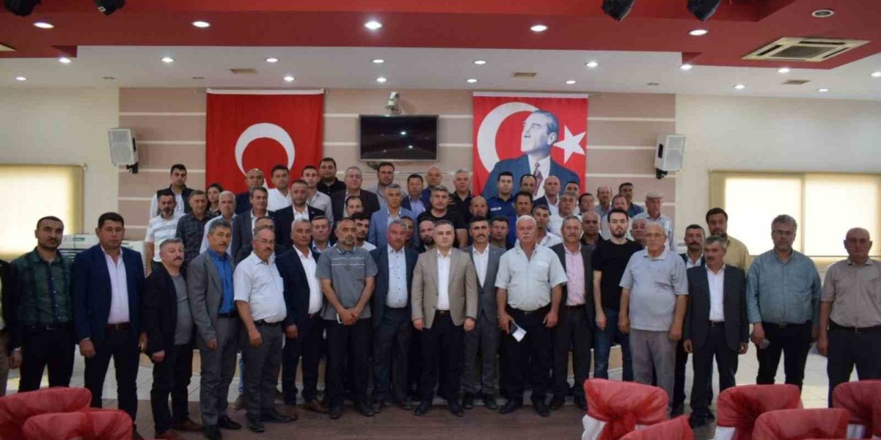 Bozdoğan Kaymakamı Gökçe, Muhtarlar İle Bir Araya Geldi