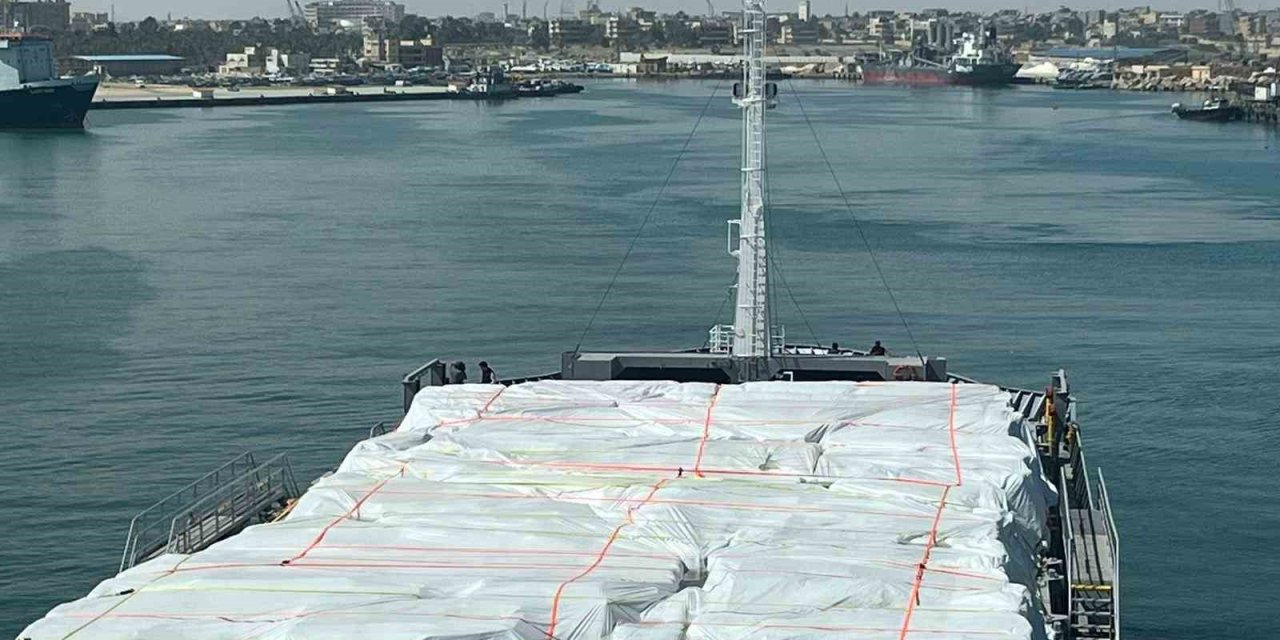 Türkiye’den Yola Çıkan 9. "İyilik Gemisi" Mısır’a Ulaştı