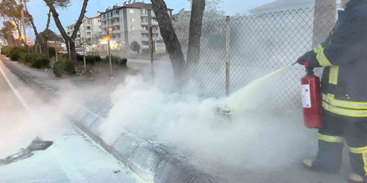 Alev Alan Aydınlatma Lambası Böyle Yandı