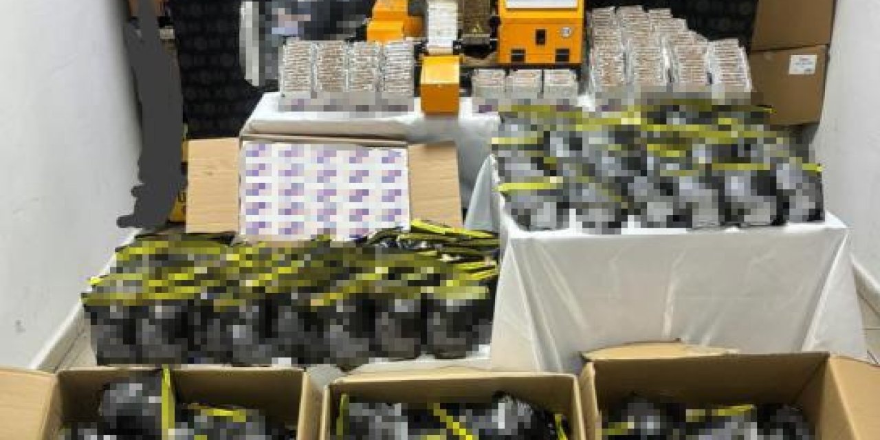 Karabük’te 58 Bin Makaron İle 22 Kilogram Tütün Ele Geçirildi