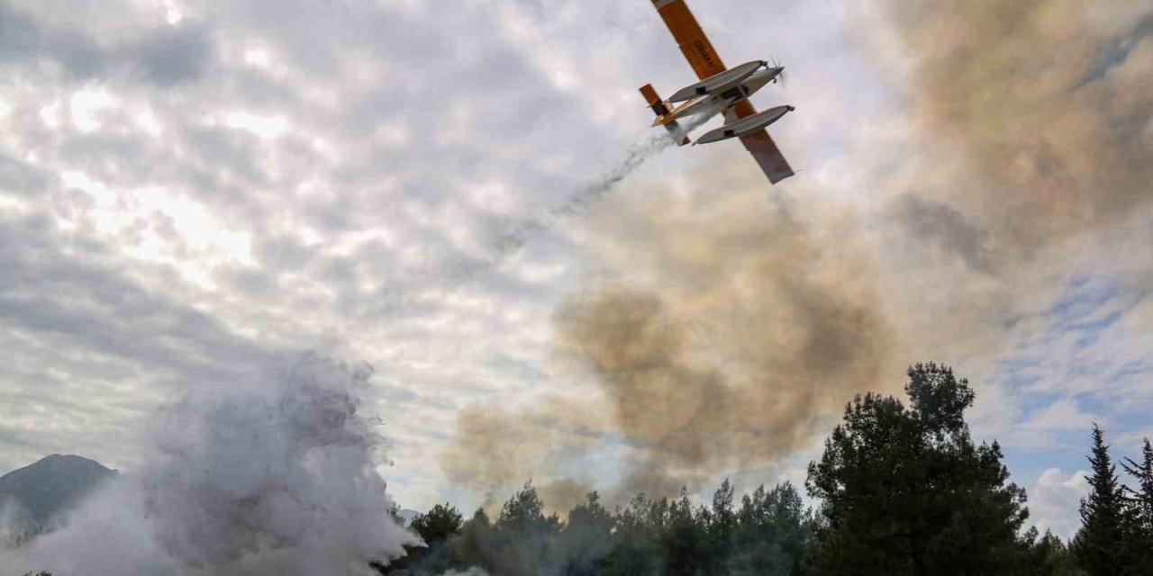 Antalya’da Nefes Kesen Orman Yangını Tatbikatına 2 Sikorsky Helikopter Ve 3 Uçak Destek Verdi