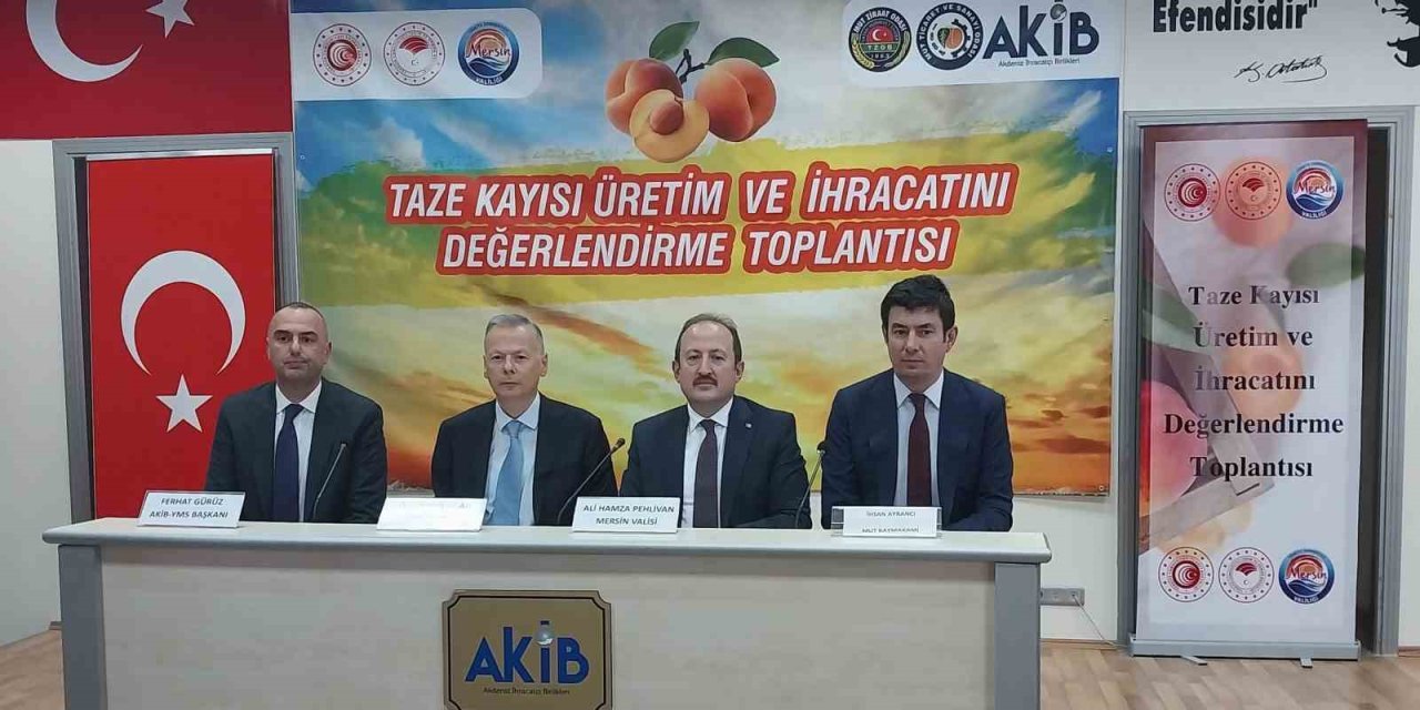 Mut’ta "Taze Kayısı Üretim Ve İhracatını Değerlendirme Toplantısı" Yapıldı