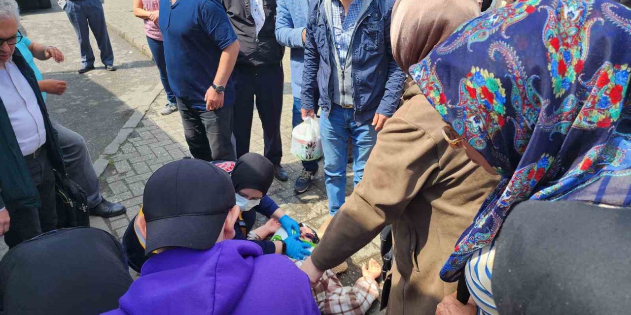 Kıyafetini Otobüs Kapısına Sıkıştıran Kadın Yaralandı