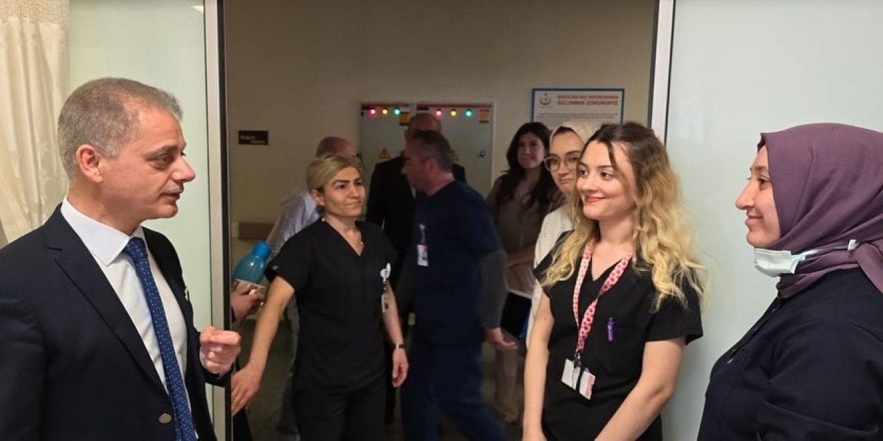 Sağlık Müdürü Tekin, Tercan Devlet Hastanesinde İncelemelerde Bulundu