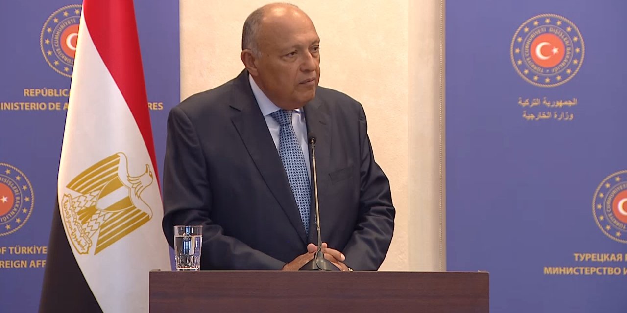 İstanbul - Dışişleri Bakanı Fidan Ve Mısır Dışişleri Bakanı Şükri'den Basın Toplantısı - 1