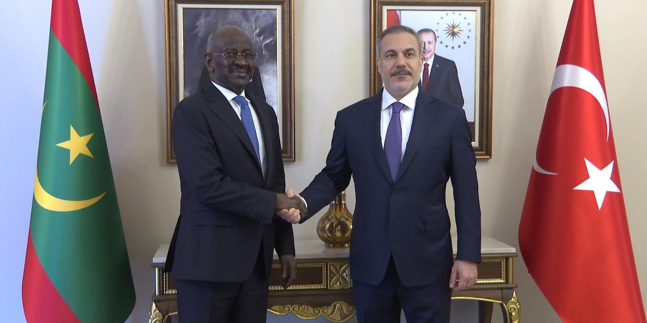 İstanbul - Bakan Fidan, Moritanyalı Mevkidaşı İle Görüştü-1