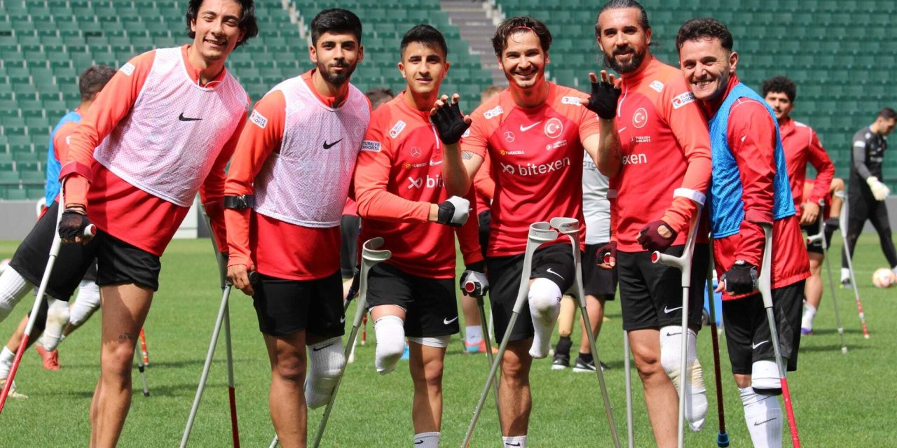 Ampute Futbol Milli Takımı, Avrupa Şampiyonası'nın Provasını Antalya'da Yapacak