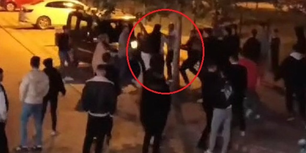 İki Ailenin Tekmeli, Yumruklu Kavgası Kamerada