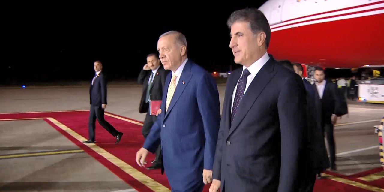 Cumhurbaşkanı Erdoğan, Erbil’de