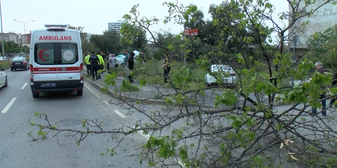 İstanbul - Kartal’da Ağaca Çarparak Durabildi: Sürücüye Dakikalarca Kalp Masajı Yapıldı