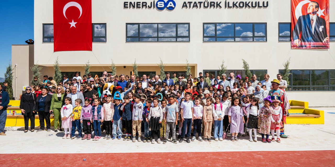 Hatay'da Enerjisa Atatürk İlkokulu Açıldı
