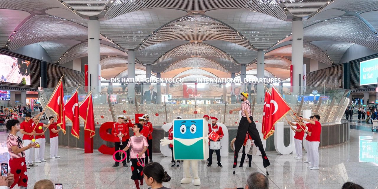 İstanbul Havalimanı'nda 23 Nisan Coşkusu