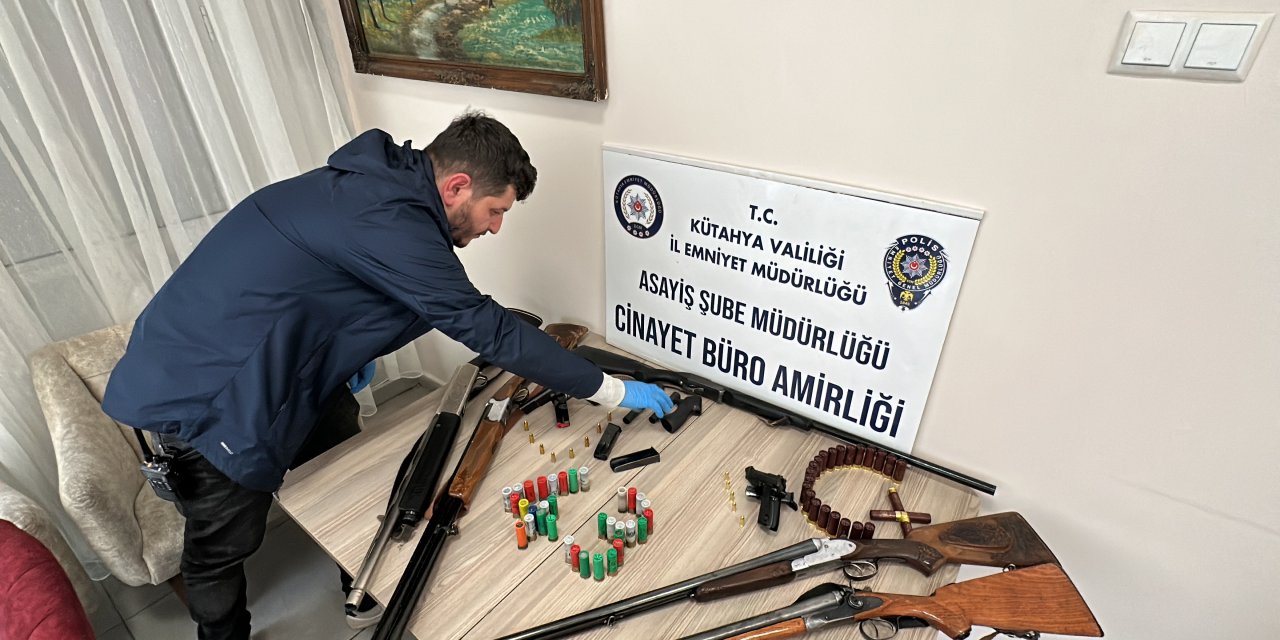 Kütahya'da Silah Kaçakçılarına Operasyon; 6 Gözaltı