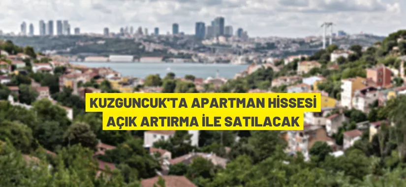 Kuzguncuk'ta Boğaz'a cepheli apartmanın 1/4 hissesi satışa çıktı