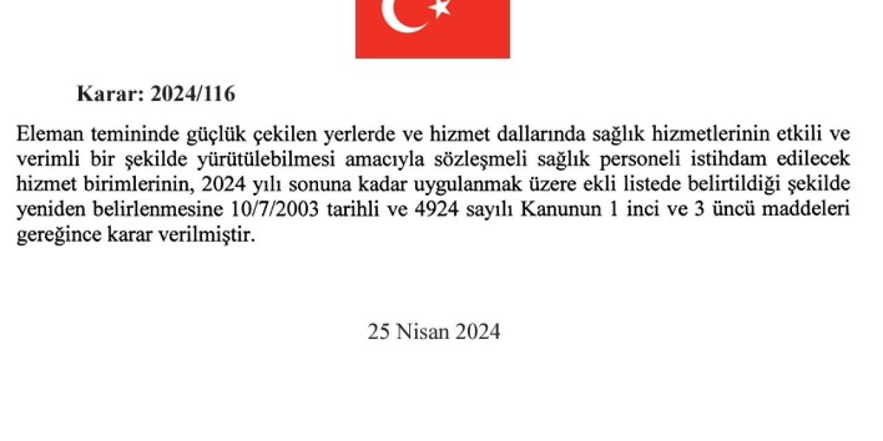 Sağlık Bakanlığı 36 Bin Sözleşmeli Personel Alacak
