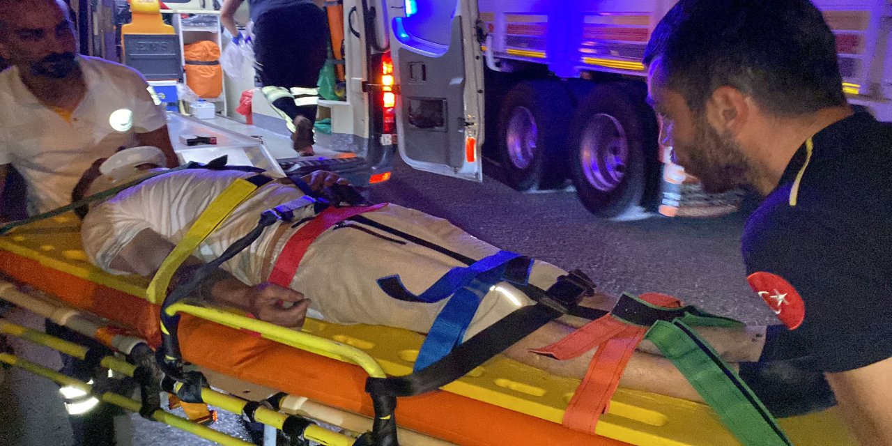 Kamyonun Çarptığı Yaya Yaralandı