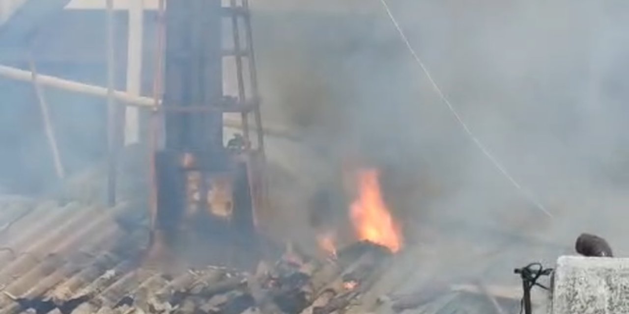 İstanbul - Maltepe'de Tarihi Yalı Hamamı'nda Yangın