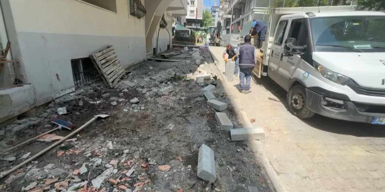 İstanbul- Avcılar'da Önündeki Kaldırım Çöken Binaya Oturma İzni