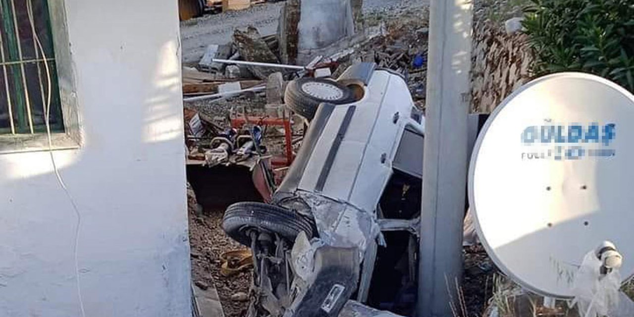 Denizli'de Gece Olan Otomobil Sürücüsünü Öldüğü Kaza, Sabah Fark Edildi