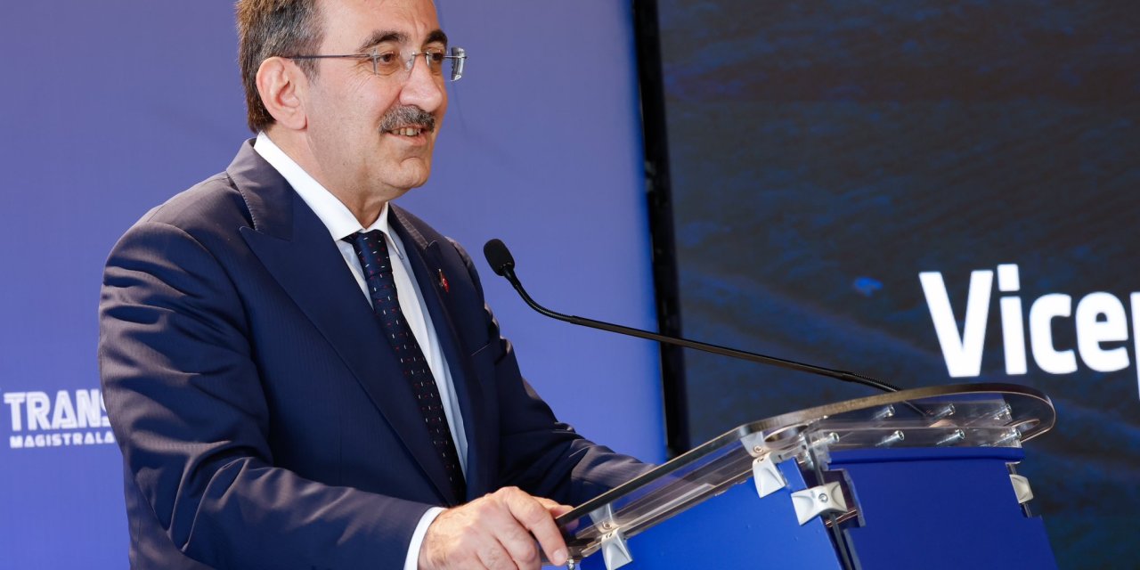 Cumhurbaşkanı Yardımcısı Yılmaz, Karadeniz-podişor Doğalgaz Boru Hattı Töreni'ne Katıldı