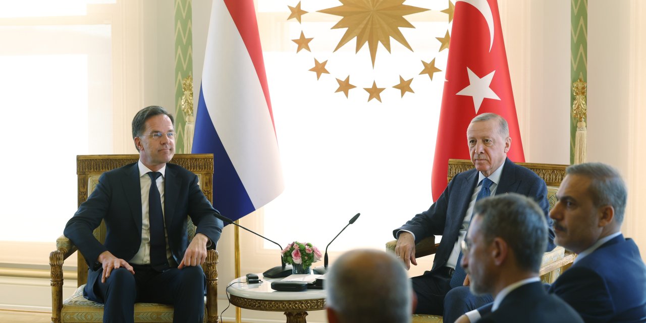 İstanbul - Cumhurbaşkanı Erdoğan Hollanda Başbakanı Rutte'yi Kabul Etti