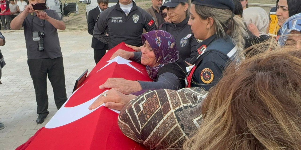 Kaza Şehidi Polis Memuru, Son Yolculuğuna Uğurlandı