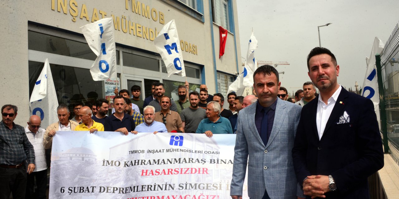 İmo Şube Başkanı Çak: Depremin Simgesi Binamız Ayakta Kalmaya Devam Etmeli