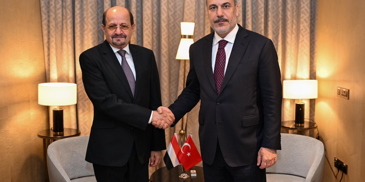 Bakan Fidan, Yemenli Mevkidaşı Zindani İle Bir Araya Geldi