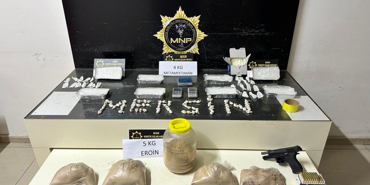 Mersin'de Uyuşturucu Operasyonu: 4 Gözaltı