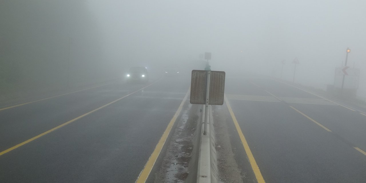 Bolu Dağı'nda Yoğun Sis