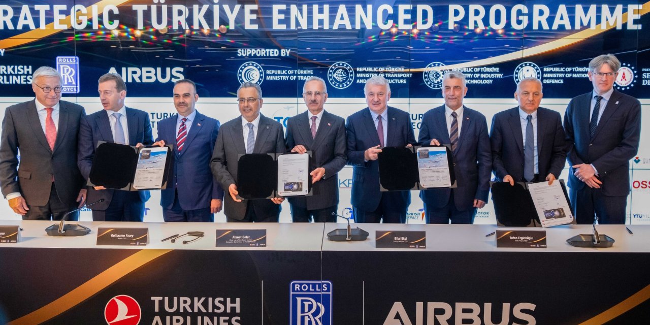 Türk Hava Yolları, Airbus Ve Rolls-royce İle Stratejik İş Birliği Anlaşması İmzaladı
