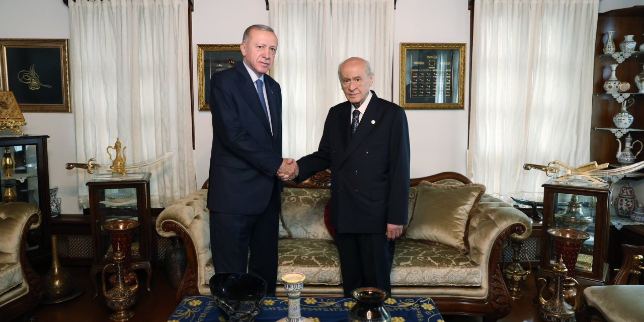 Cumhurbaşkanı Erdoğan, Bahçeli İle Görüştü