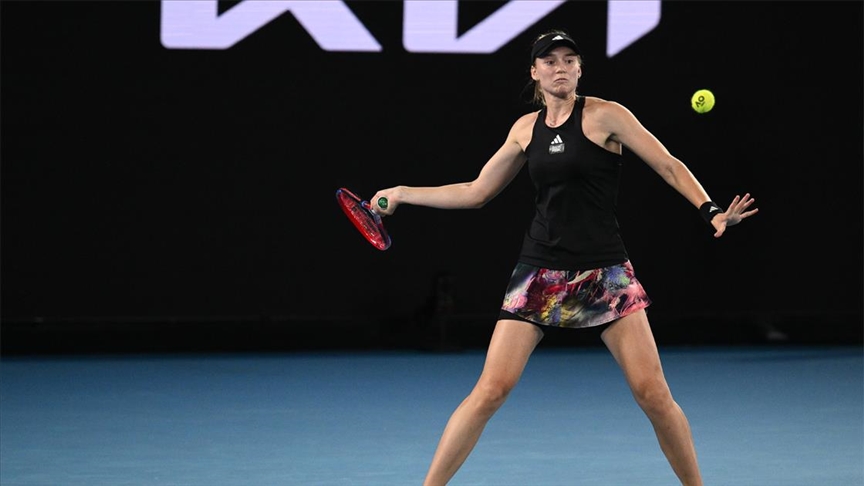 Avustralya Açık'ta tek kadınların ilk finalisti Elena Rybakina oldu