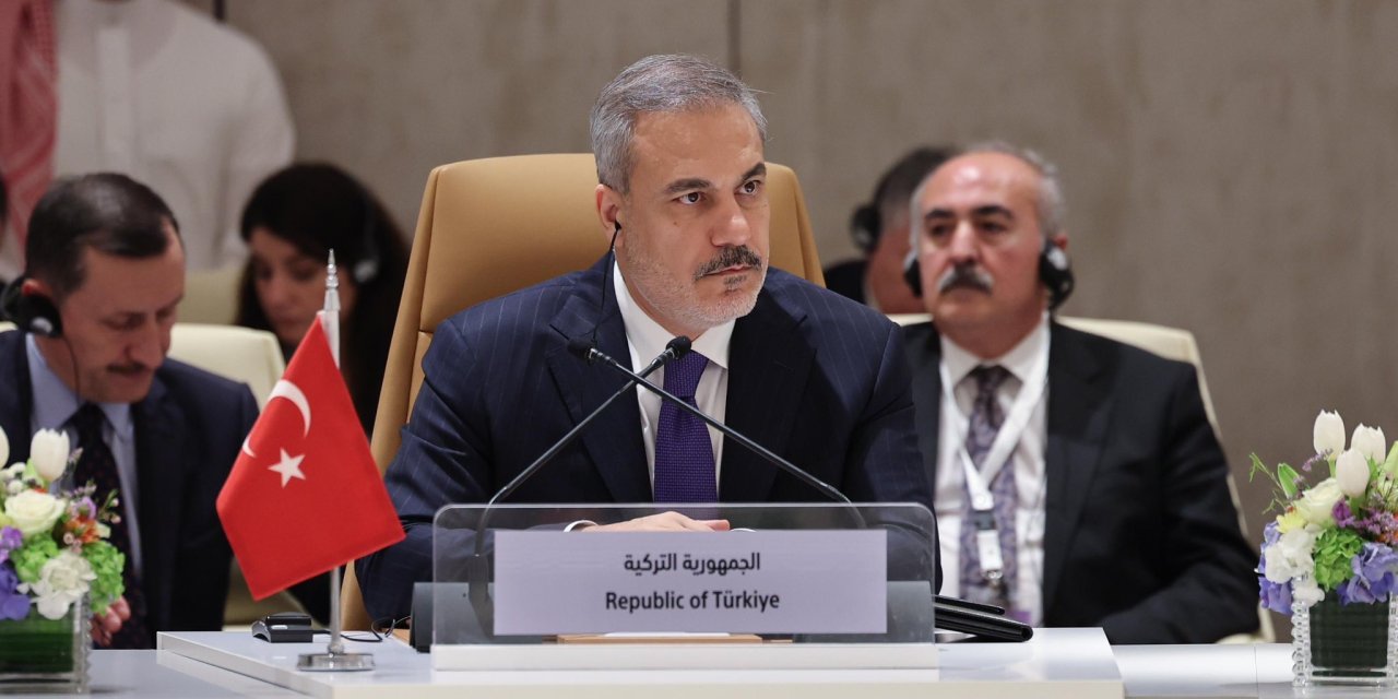 Bakan Fidan, Riyad'da Filistin Konulu Toplantıya Katıldı