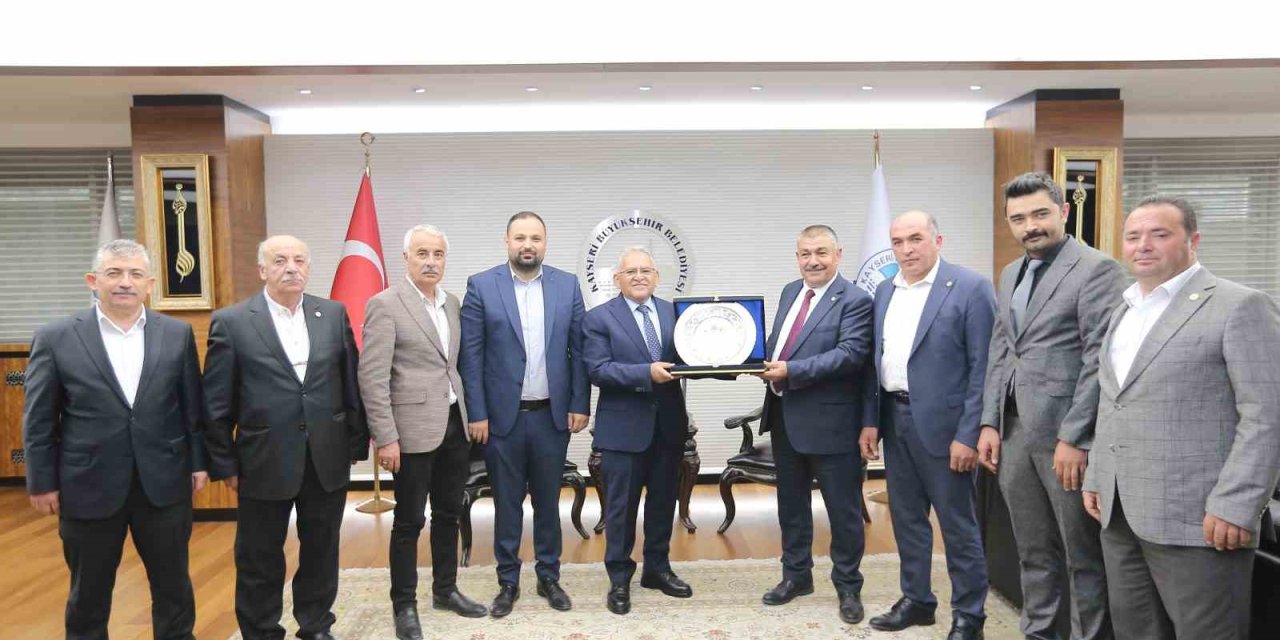 Ziraat Odası Başkanlarından Başkan Büyükkılıç’a Hizmet Teşekkürü