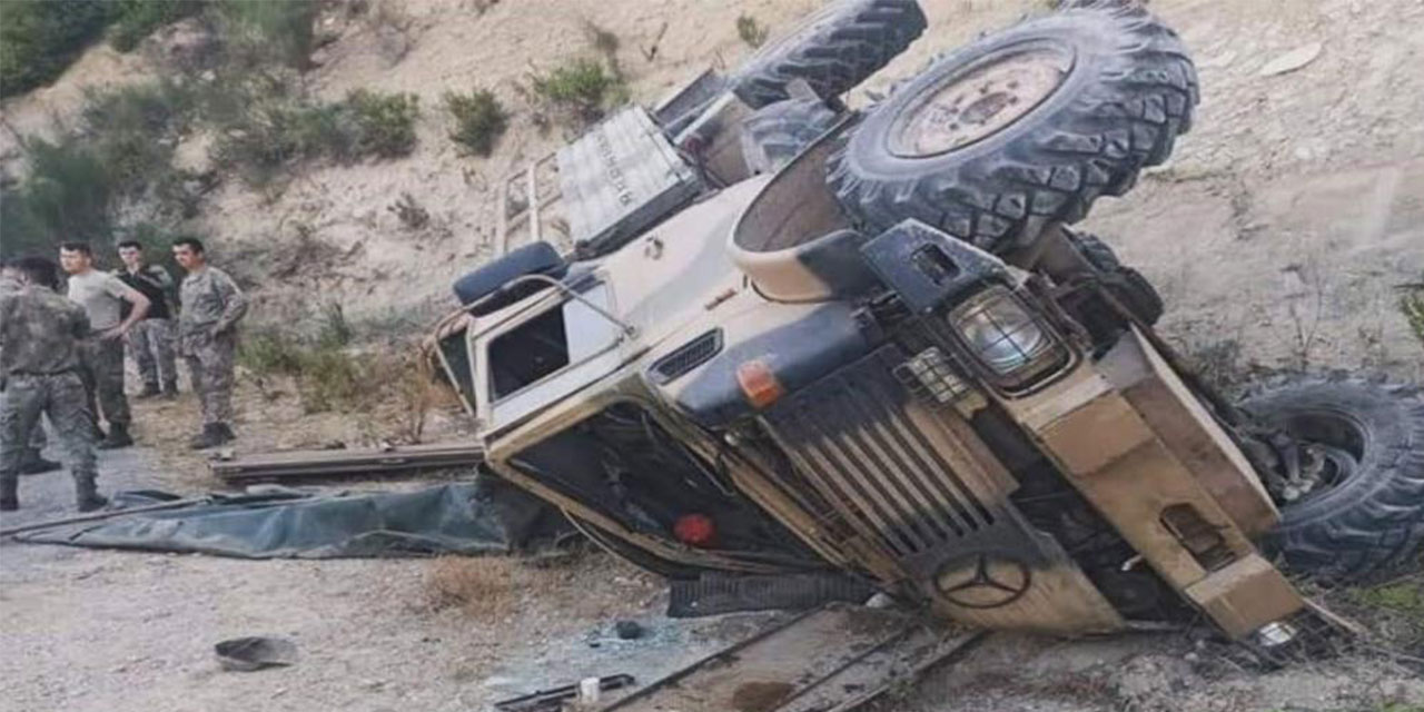 Şırnak’ta askeri araç devrildi: 2 asker şehit oldu, 2 asker yaralı