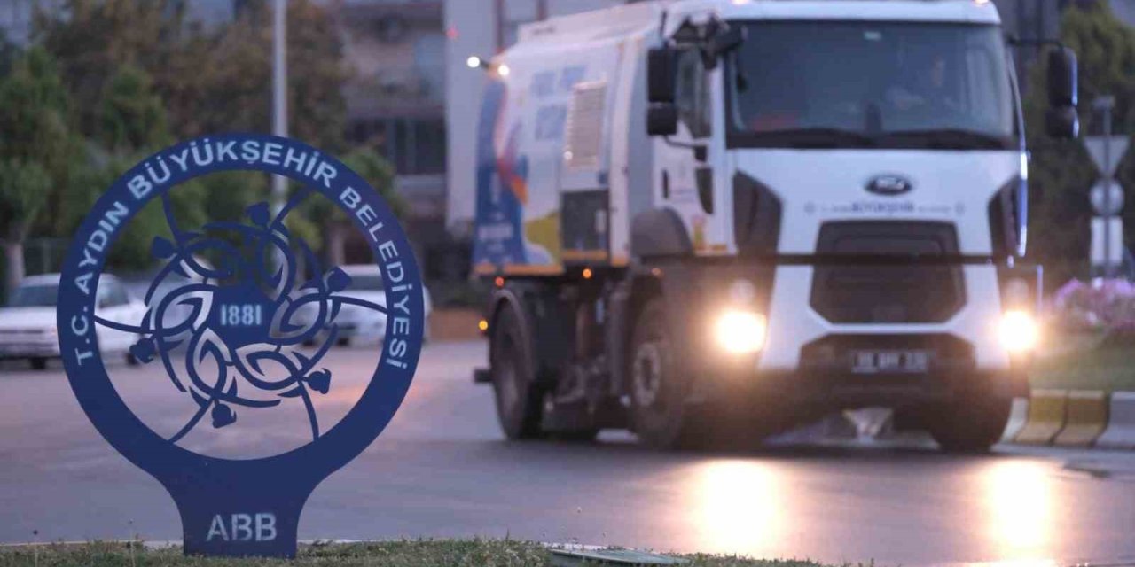 Aydın Büyükşehir, 24 Saat Temizlik Mesaisinde