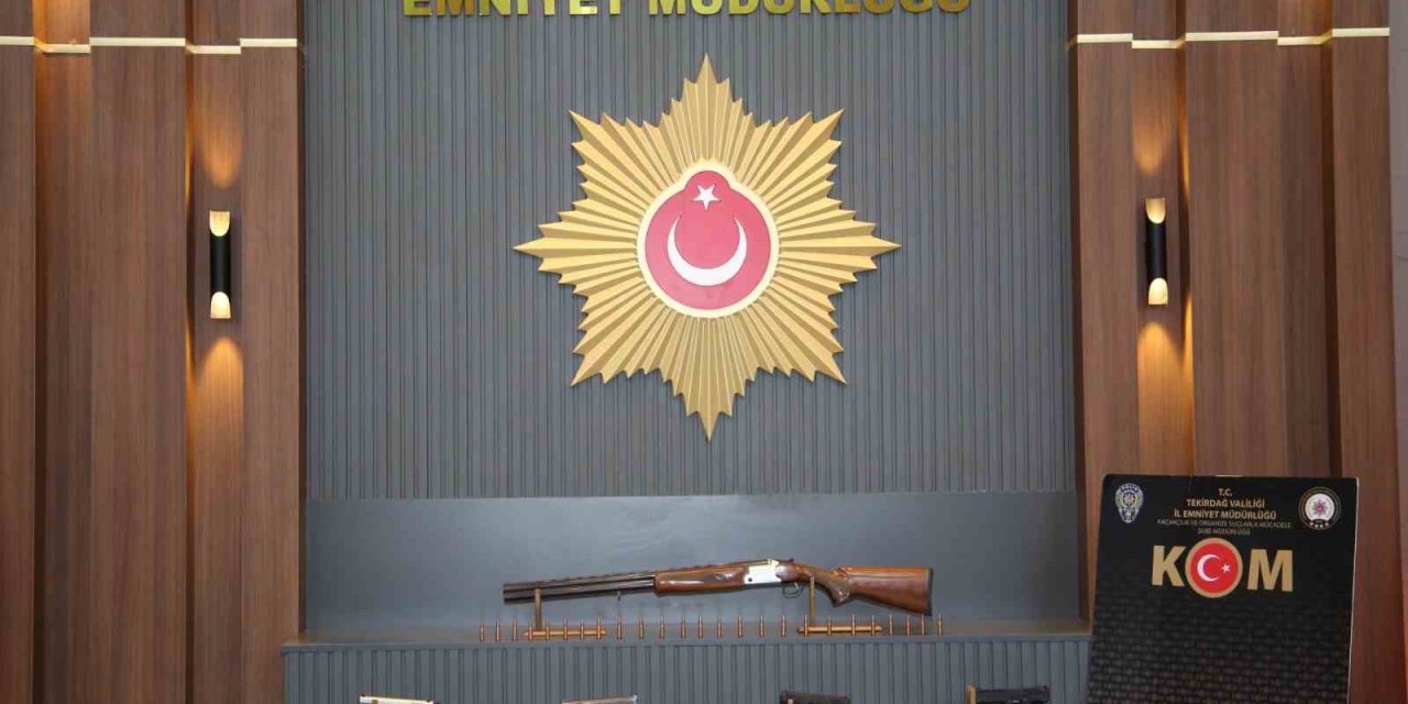 Tekirdağ’da Silah Tüccarlarına Operasyon