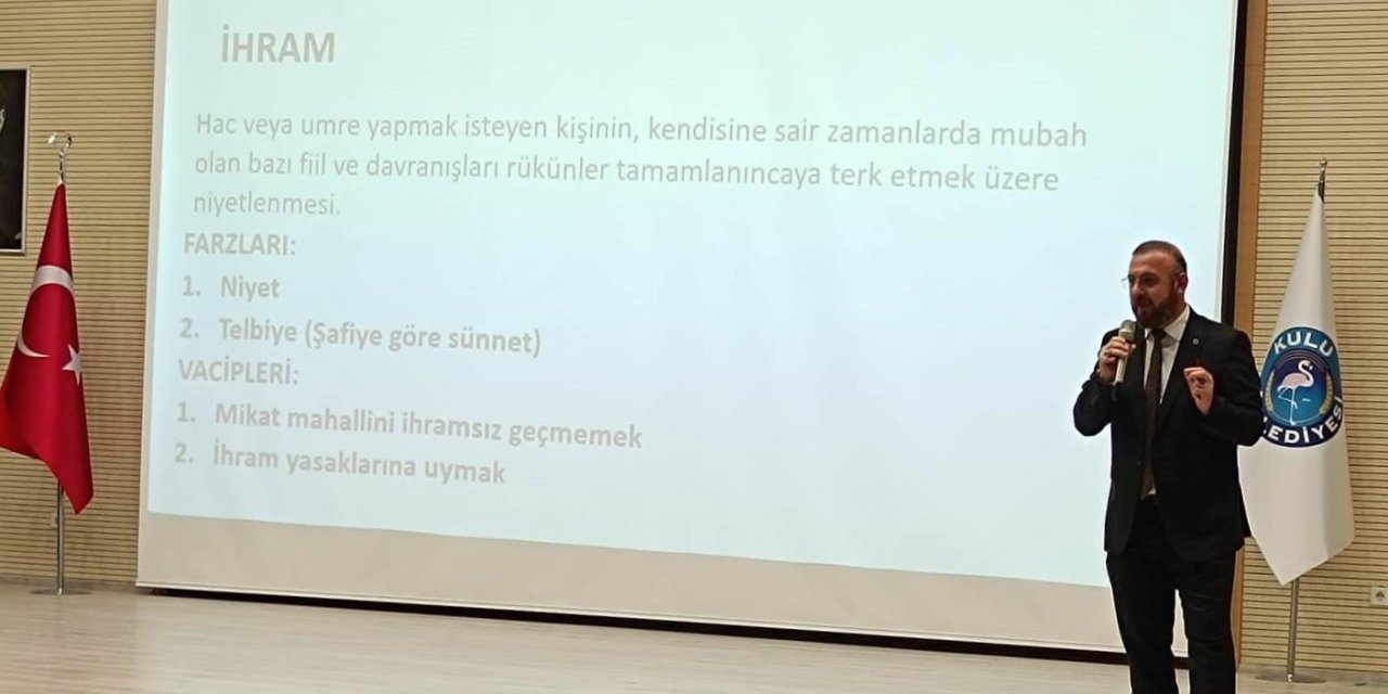 Kulu’da Hacı Adaylarına Seminer