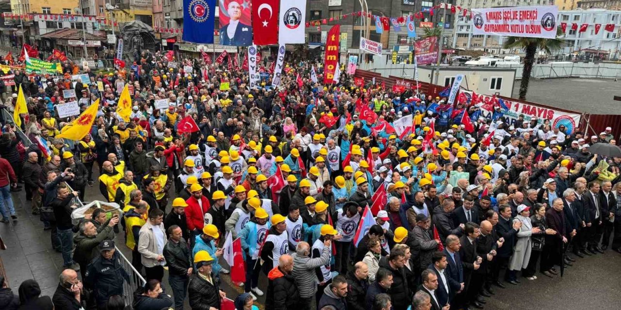 Zonguldak’ta 1 Mayıs Emek Ve Dayanışma Günü Coşkuyla Kutlandı