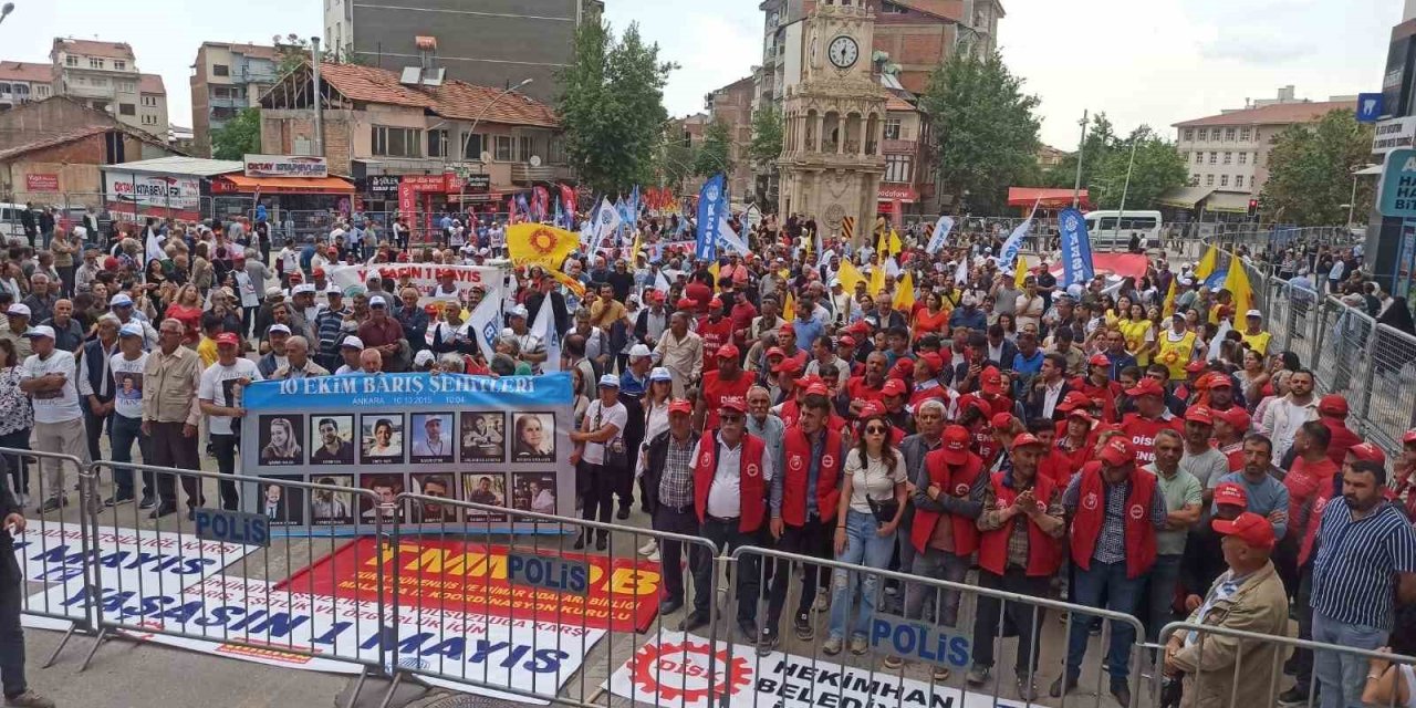 Malatya’da 1 Mayıs Kutlandı