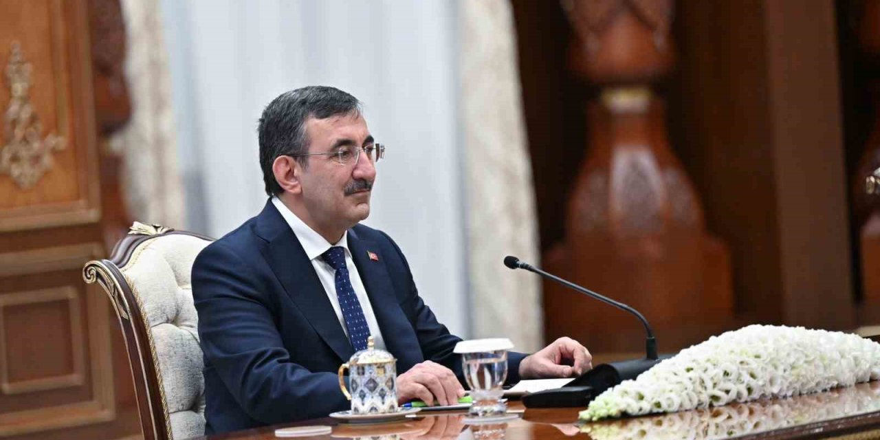 Cumhurbaşkanı Yardımcısı Yılmaz, Özbekistan Cumhurbaşkanı Mirziyoyev İle Görüştü