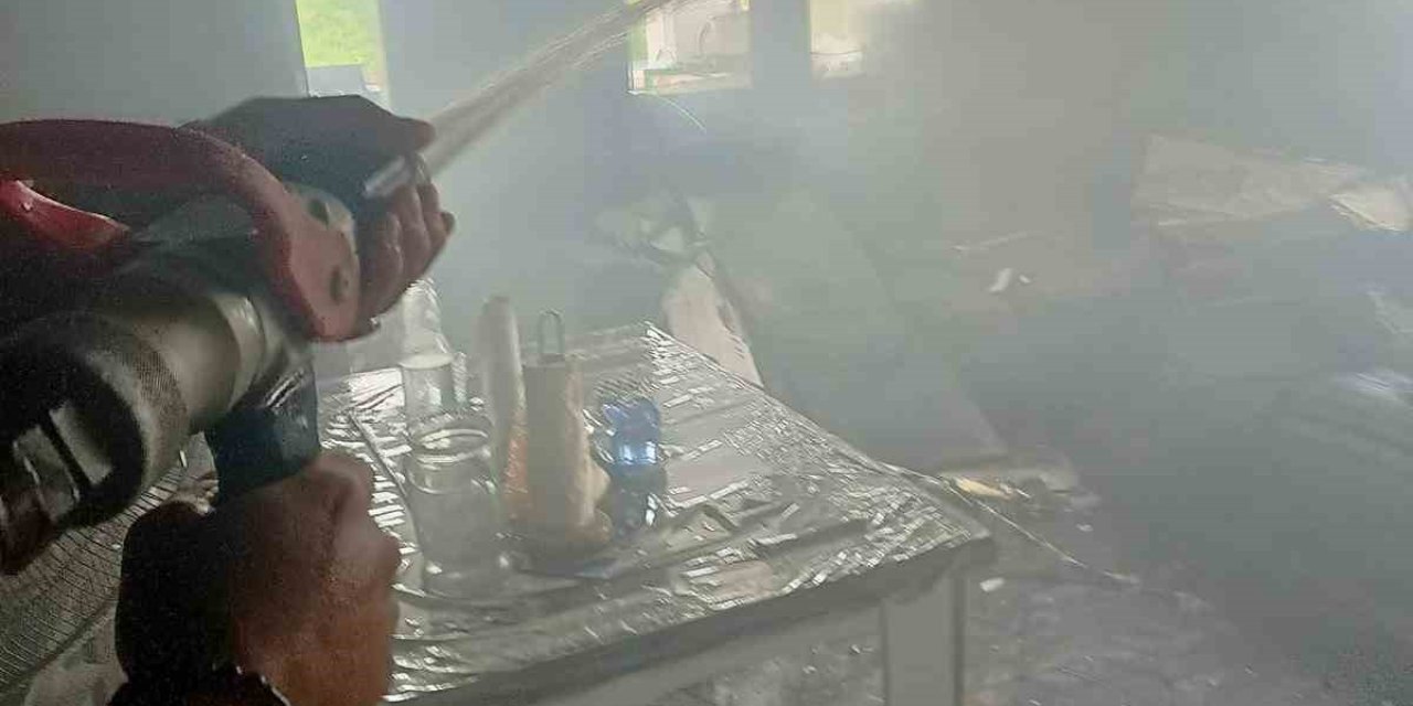 Belen’de Çıkan Ev Yangını Söndürüldü