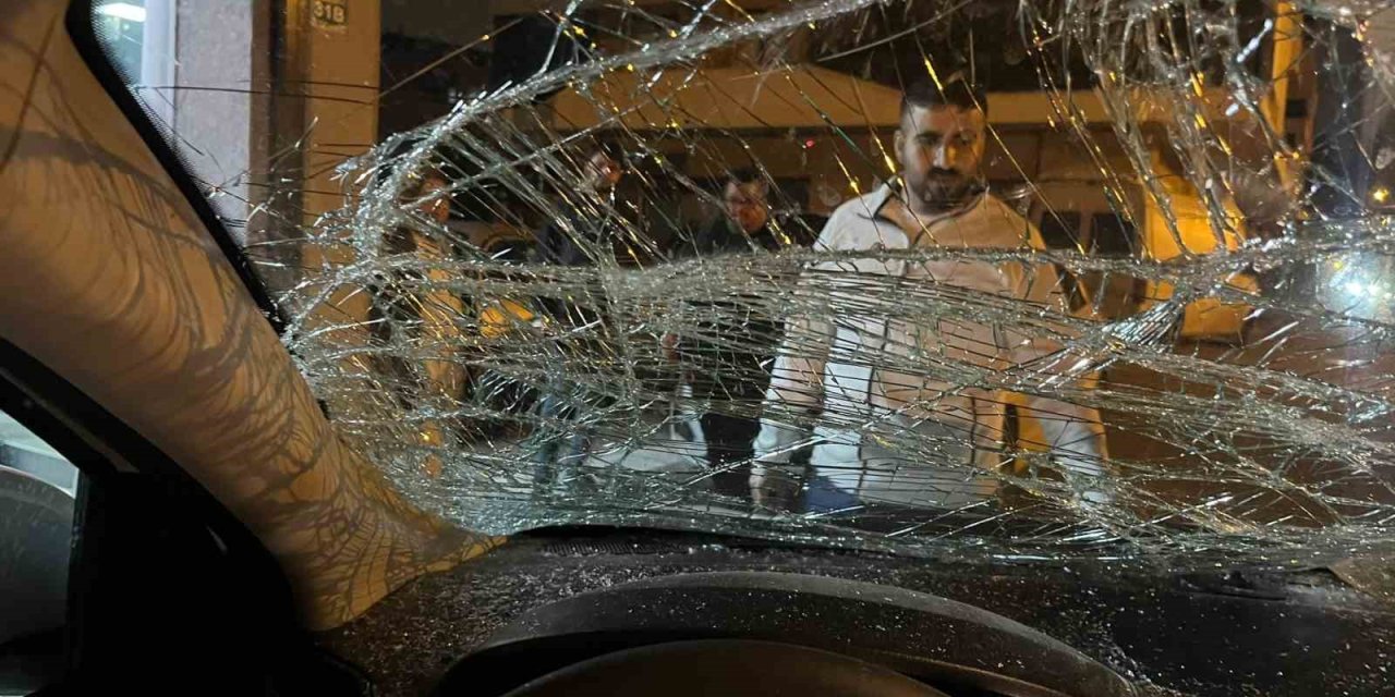 Bursa’da Seyir Halindeki Otomobile At Çarptı... O Anlar Kameraya Yansıdı