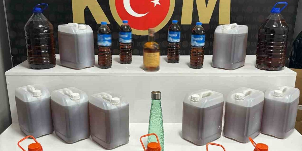 Isparta’da 105 Litre Sahte Alkol Ele Geçirildi