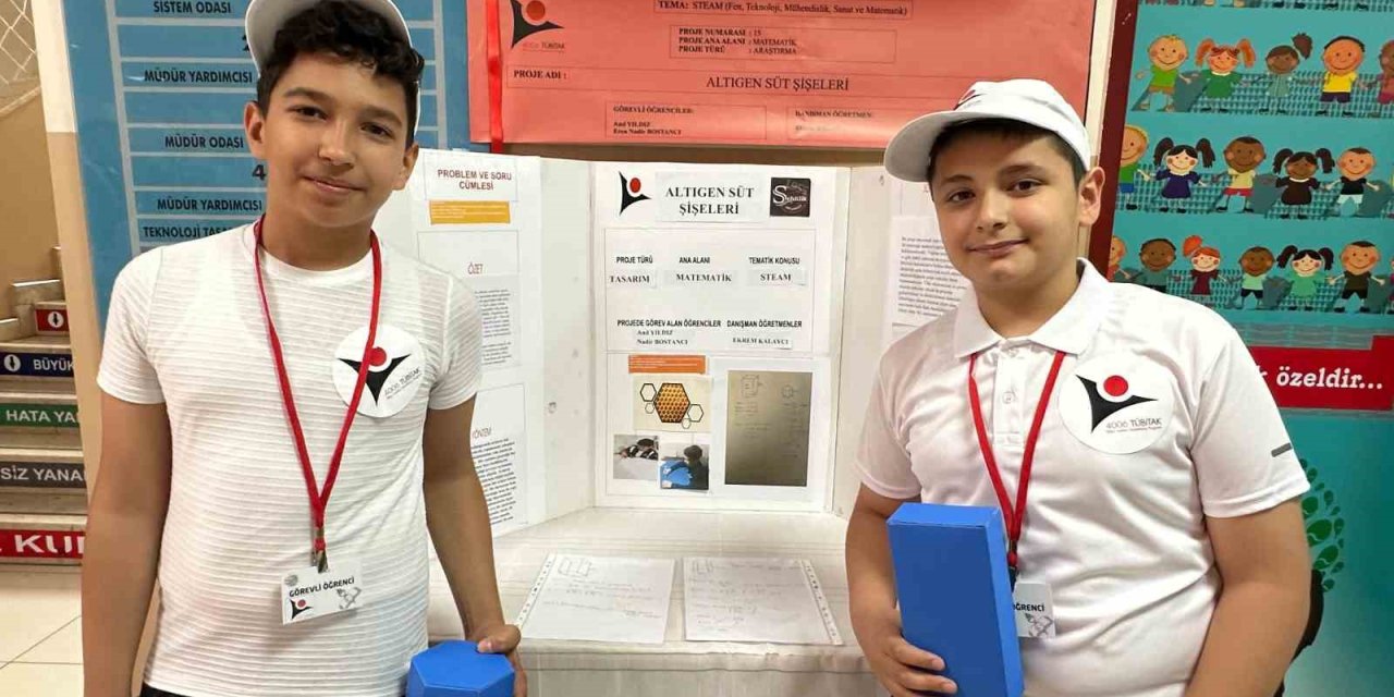 Ortaokullu Bilimseverler Çevreci Projeleriyle Dikkat Çekti