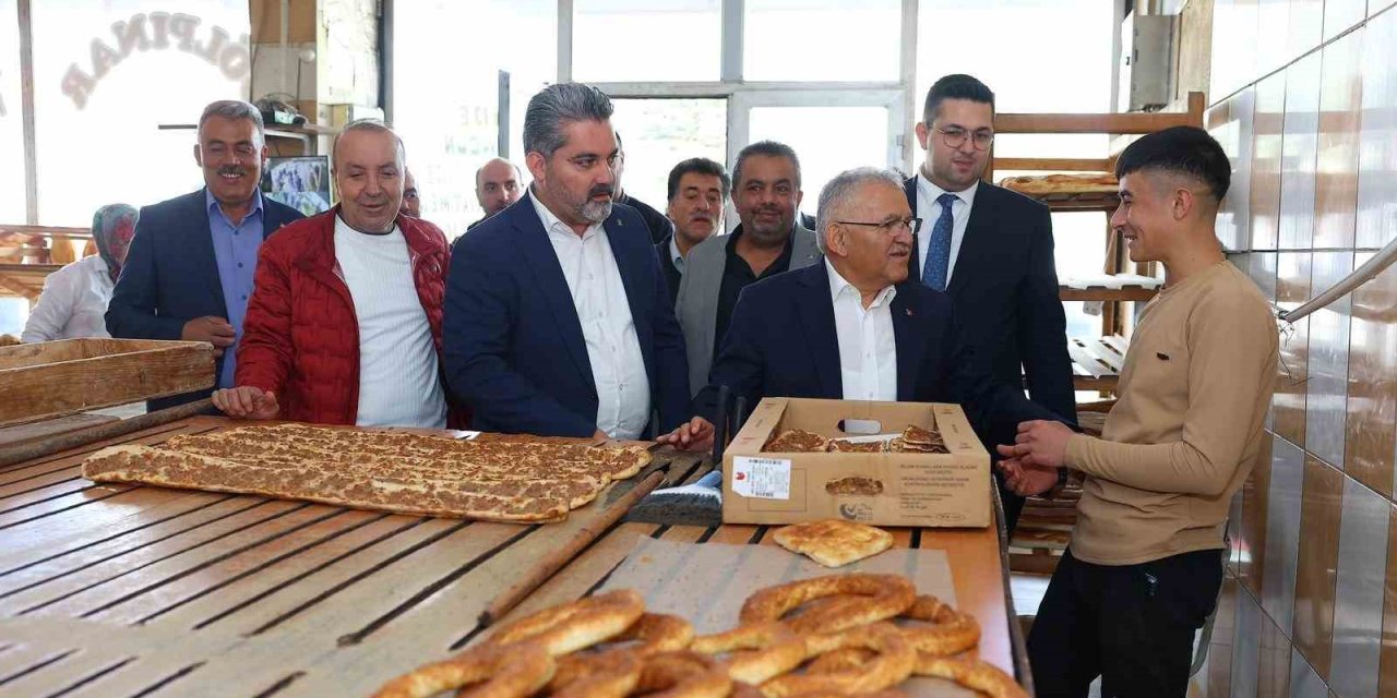 Başkan Büyükkılıç’tan Pınarbaşı’da Esnaf Ziyareti