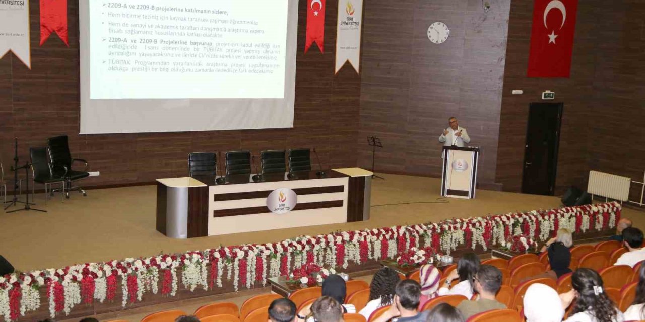 Siirt Üniversitesi’nde Tübitak Bilgilendirme Toplantıları Düzenlendi