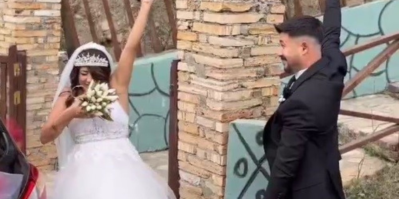 Gelin Ve Damat Silahla Ateş Açtı